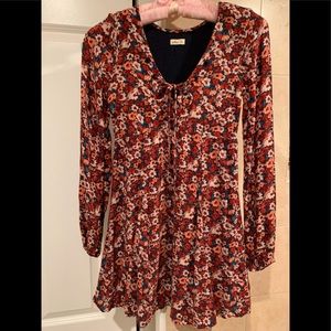 Hollister Floral Peasant Dress